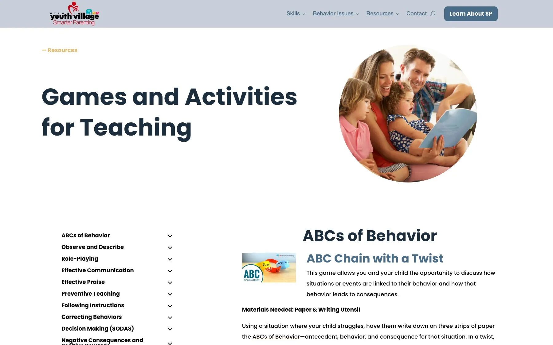 The teaching games library turns every skill into printable activities parents can run at home.
